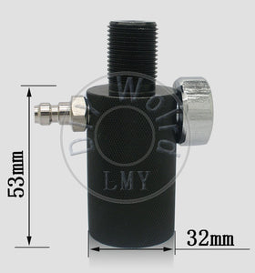 30MPA CO2 Cylinder Valve Airforce Pressure Test M18*1.5 Hole Joint for Condor /SS MYOT